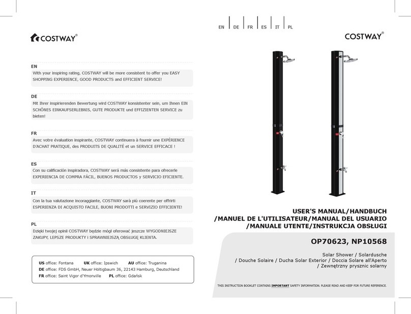 Costway OP70623 User manual