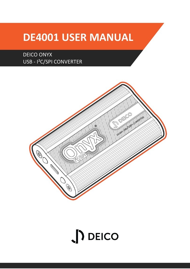 DEICO ONYX DE4001 user manual