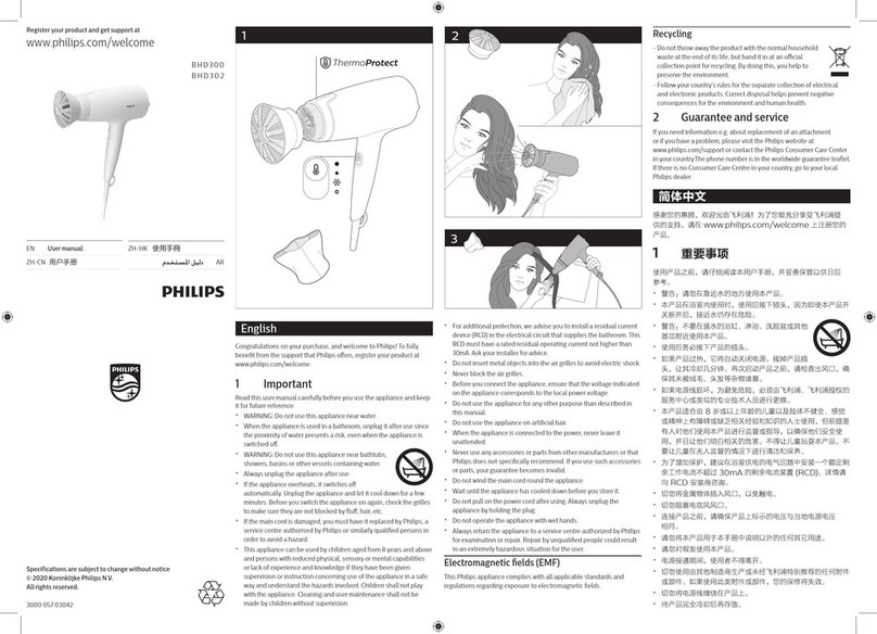 Philips BHD300 quick start guide