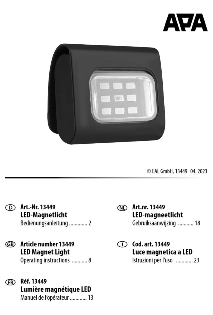 APA 13449 operating instructions