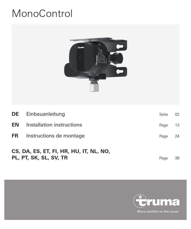 Truma MonoControl installation instructions