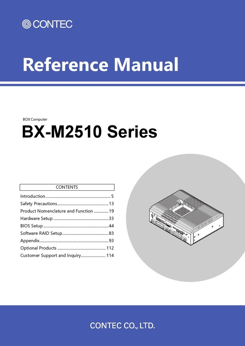 Contec BX-M2510 Series User manual