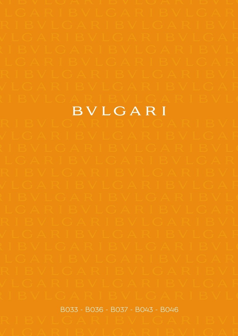 BULGARI B033 manual