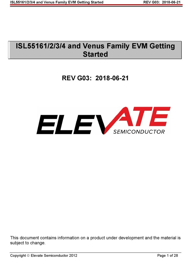 ElevATE Semiconductor Venus Series Getting started