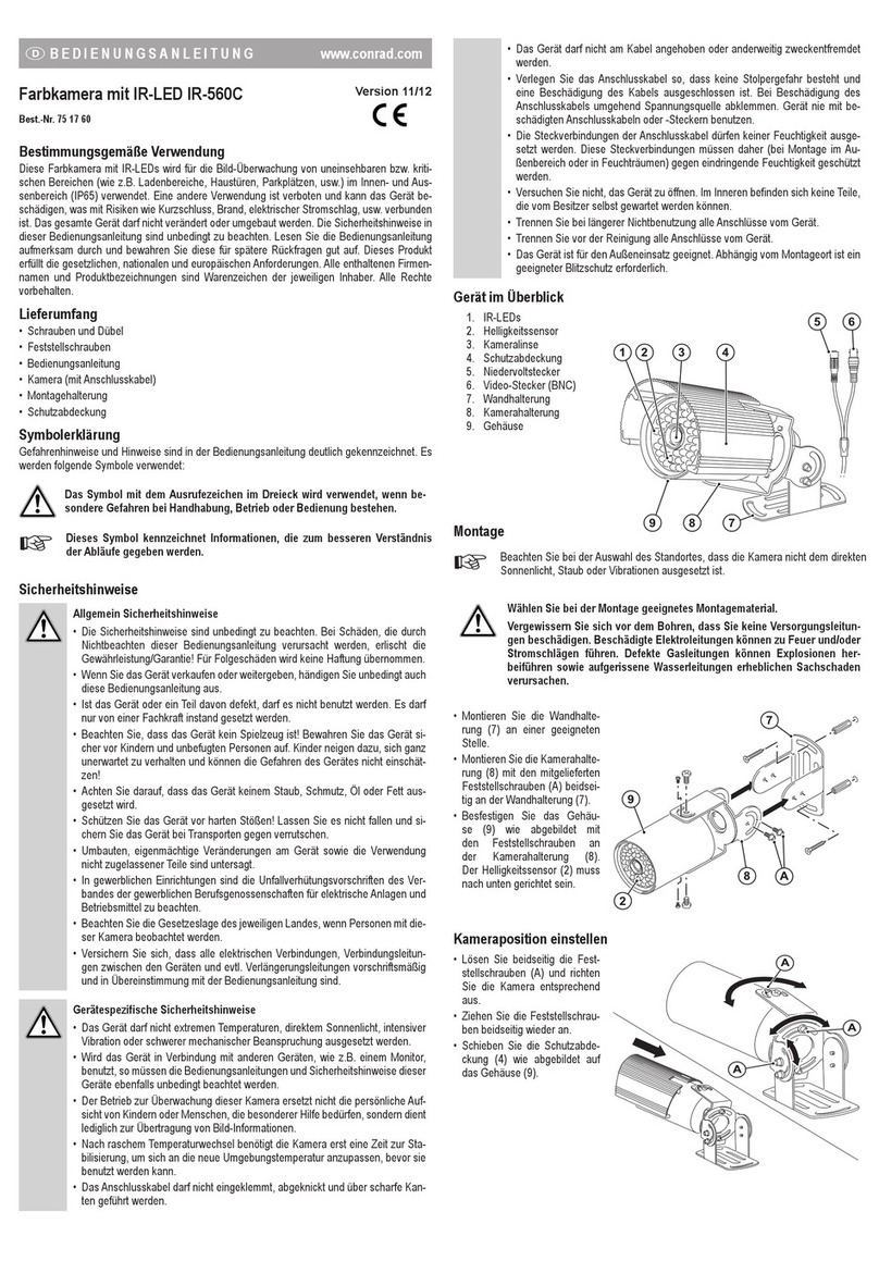 Conrad IR-LED IR-560C operating instructions