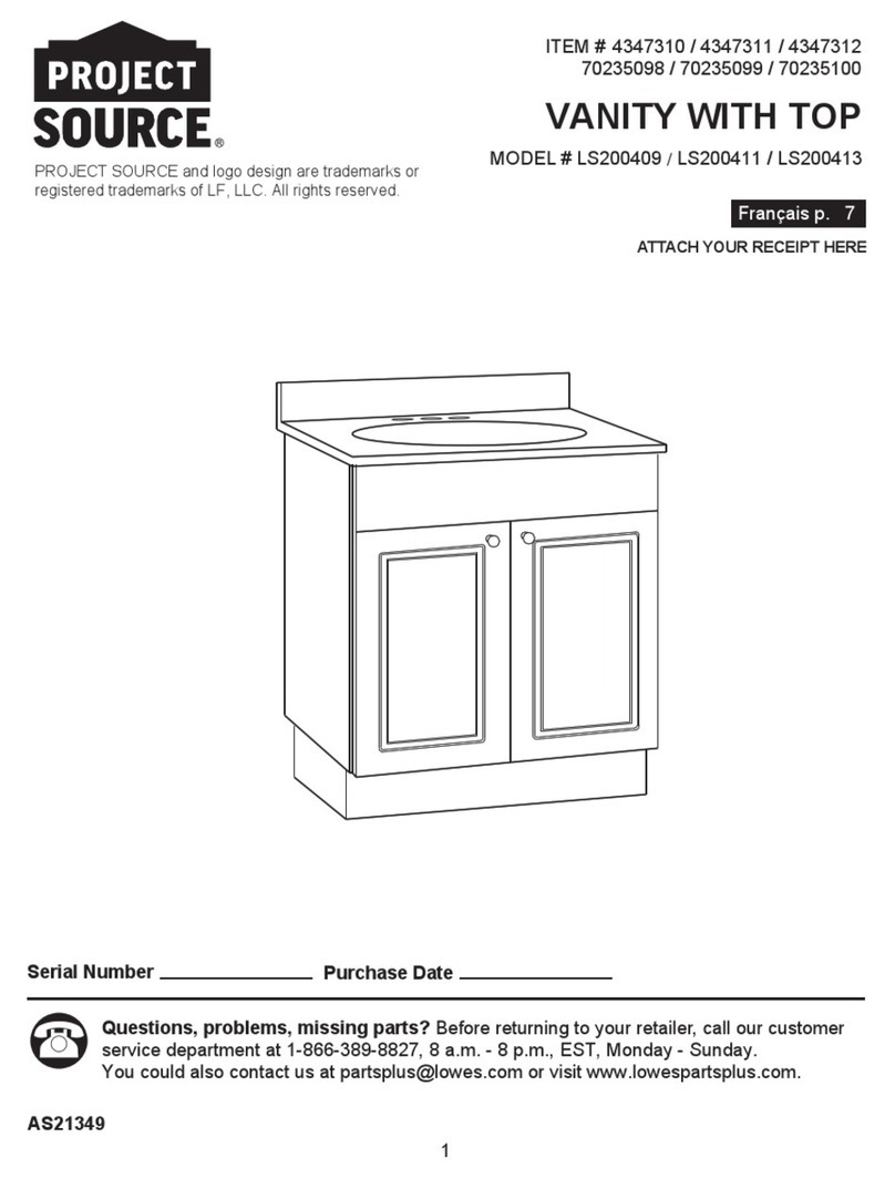 Project Source LS200409 User manual