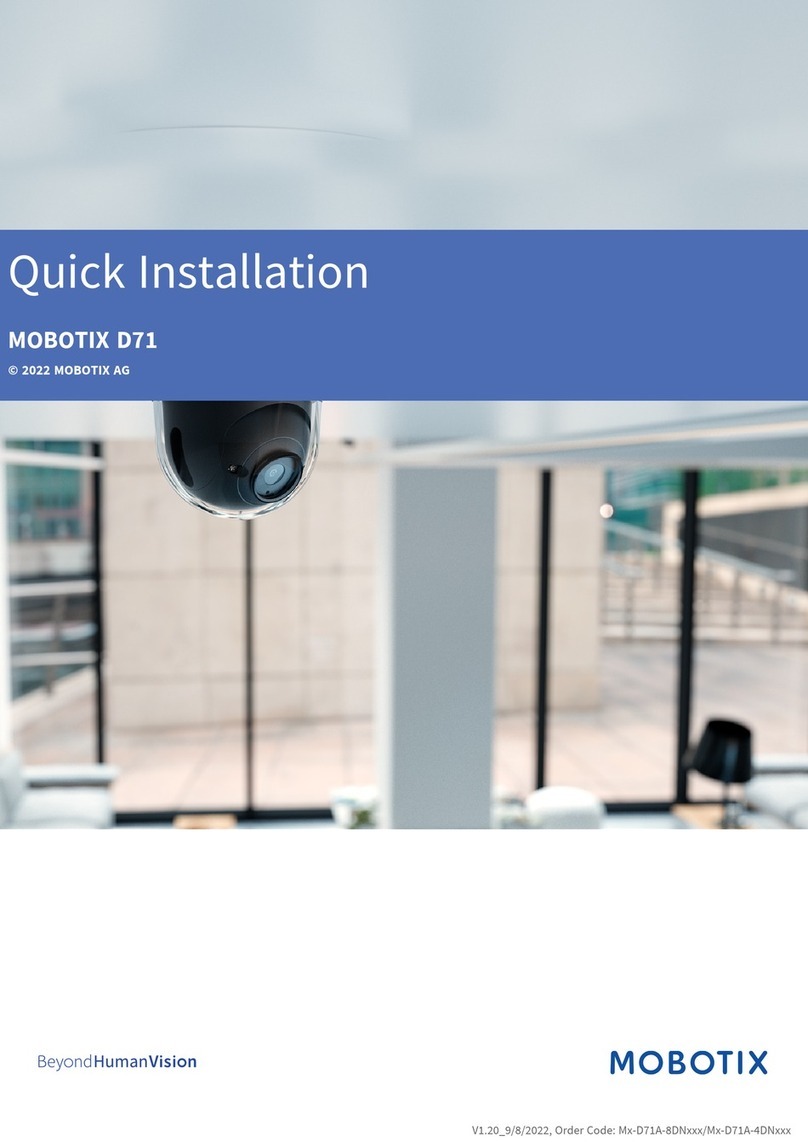 Mobotix D71 Quick installation guide