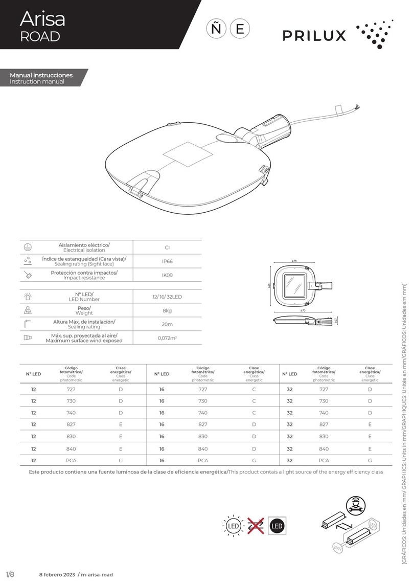 Prilux Arisa ROAD User manual