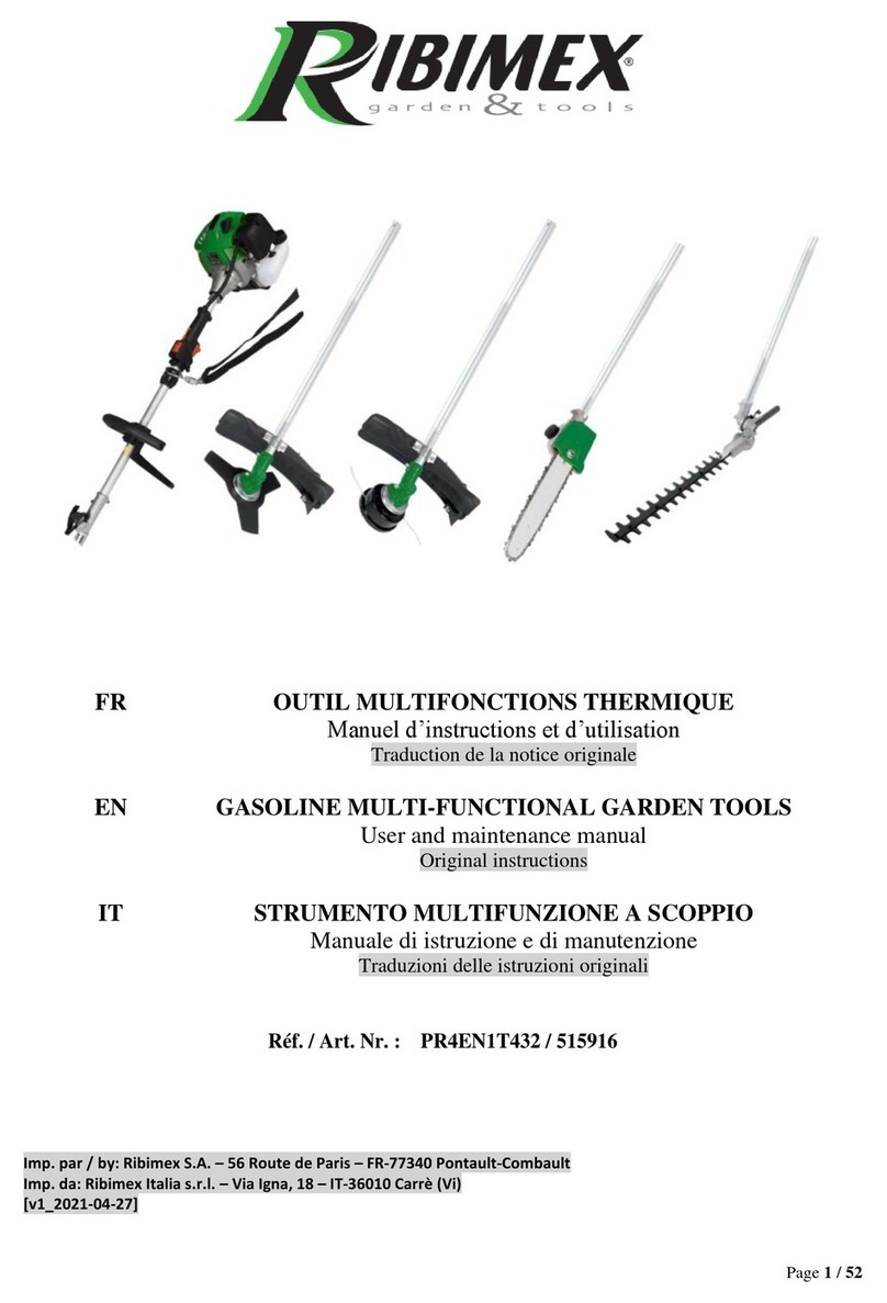 Ribimex PR4EN1T432 User and maintenance manual