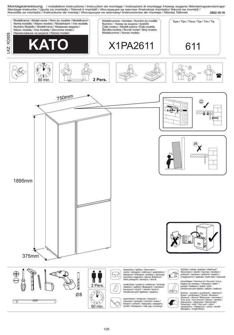 Otto KATO X1PA2611 manual