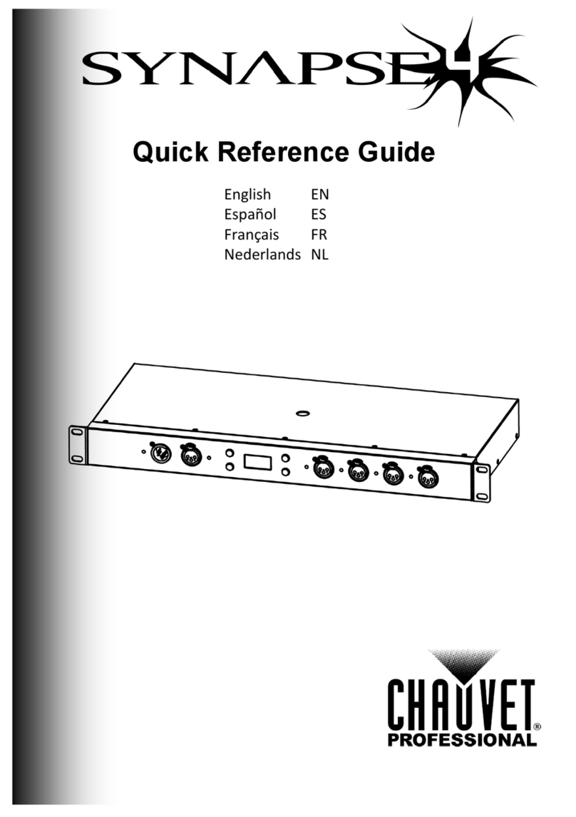 Chauvet Synapse 4 Quick reference guide