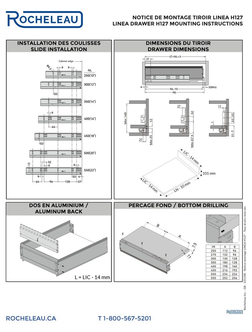 Rocheleau LINEA H127 User manual