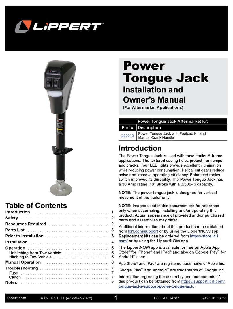 Lipper 285318 Installation and owner's manual Lipper 285318 Installation and owner's manual