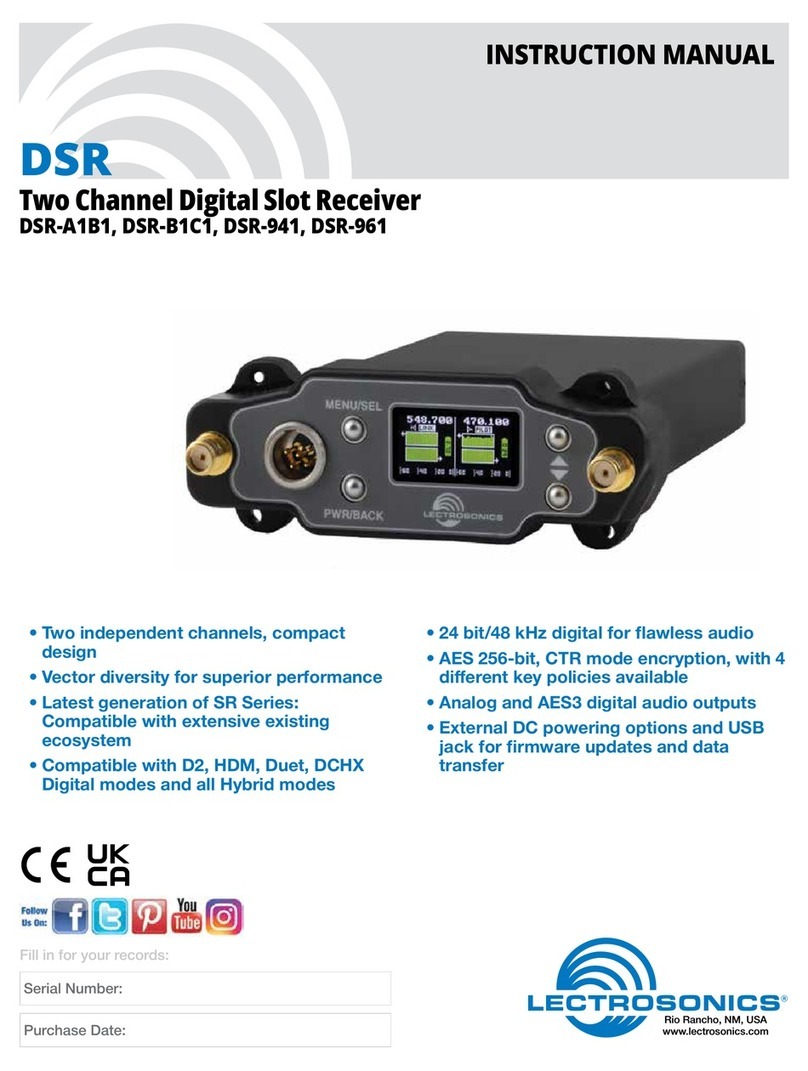 Lectronics DSR-A1B1 User manual