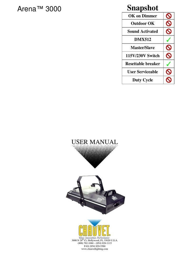 Chauvet Arena 3000 user manual