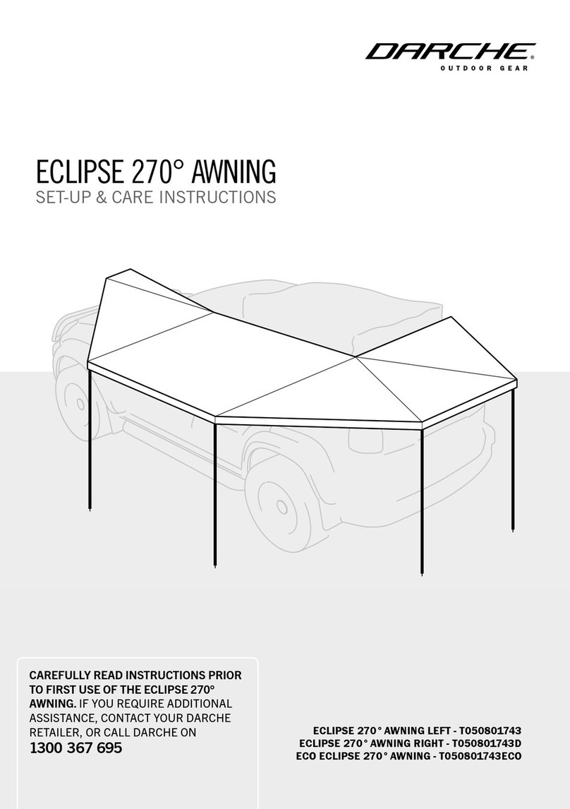 DARCHE ECLIPSE 270 Set Up & Care Instructions