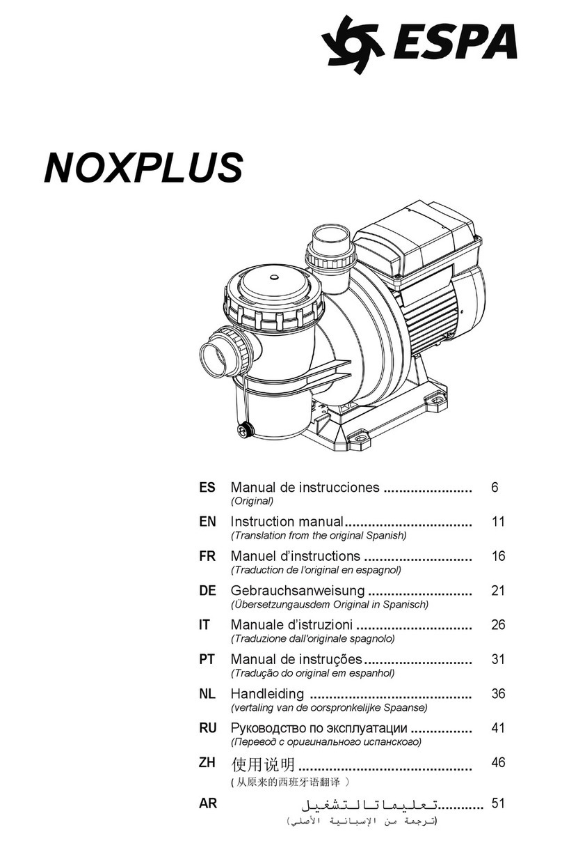 Espa NOXPLUS instruction manual