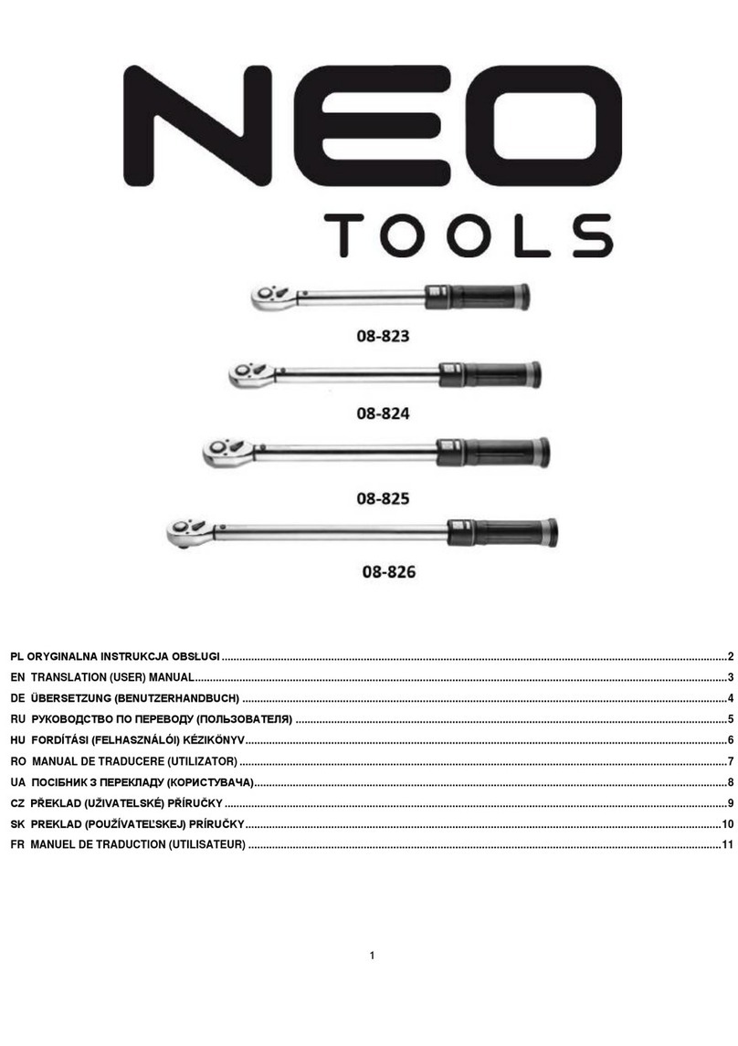 NEO TOOLS 08-823 user manual