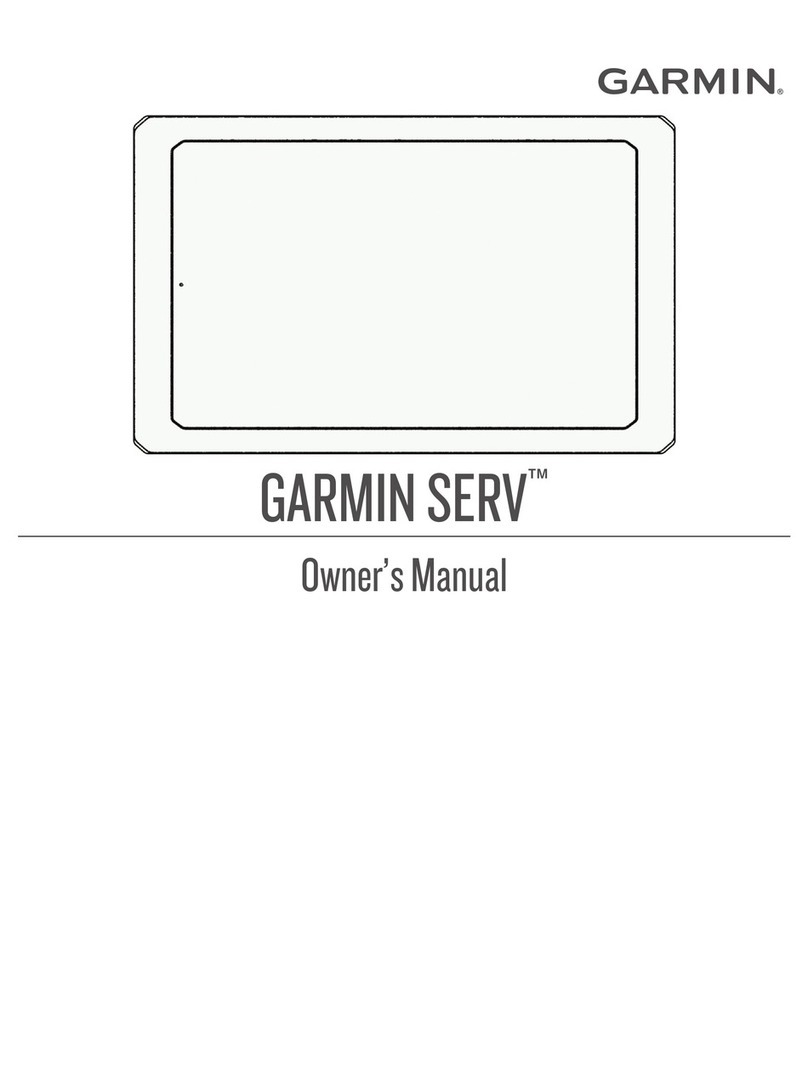 Garmin SERV owner's manual