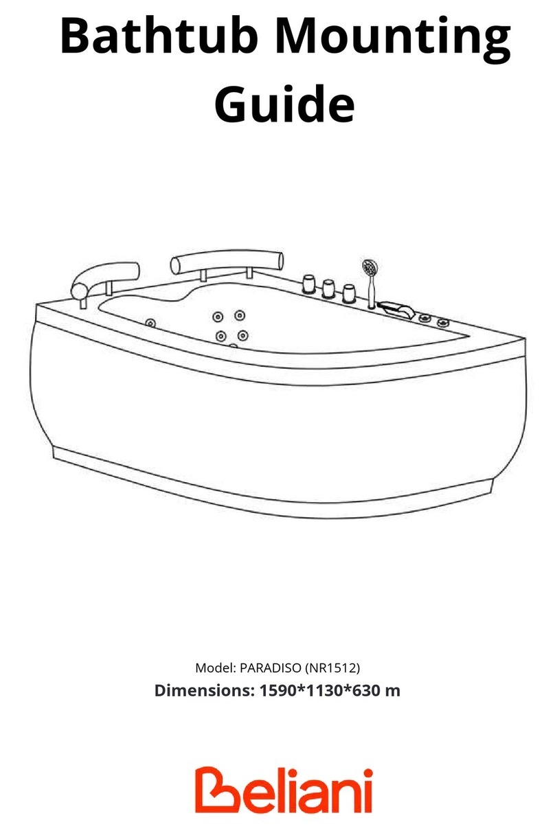 Beliani PARADISO NR1512 Mounting guide