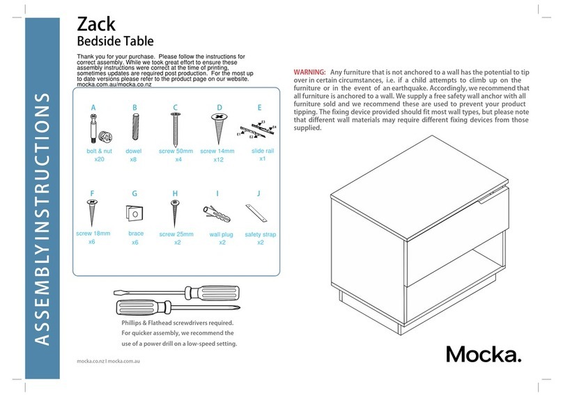 Mocka Zack Assembly instructions