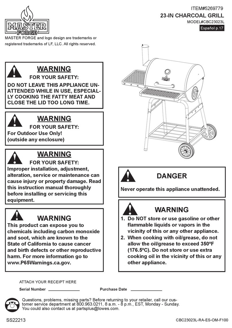 Master Forge CBC23023L User manual