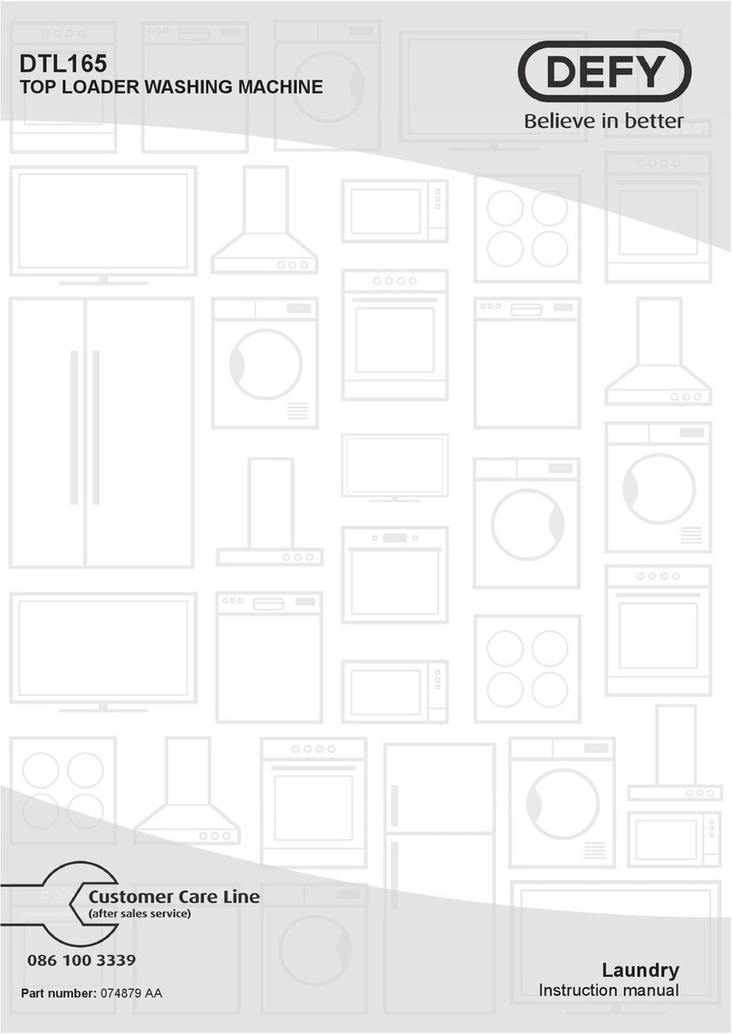 Defy DTL165 User manual