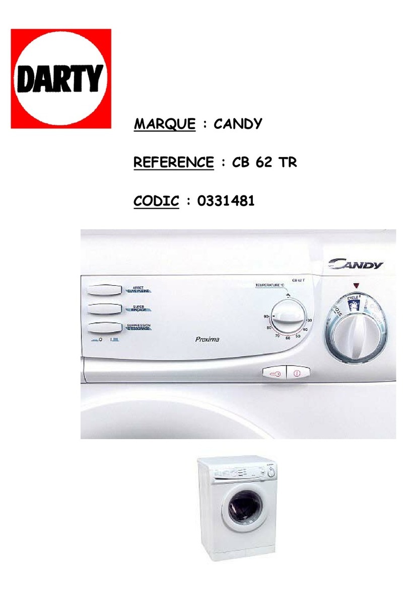 Candy CB 62 T User manual Candy CB 62 T User manual