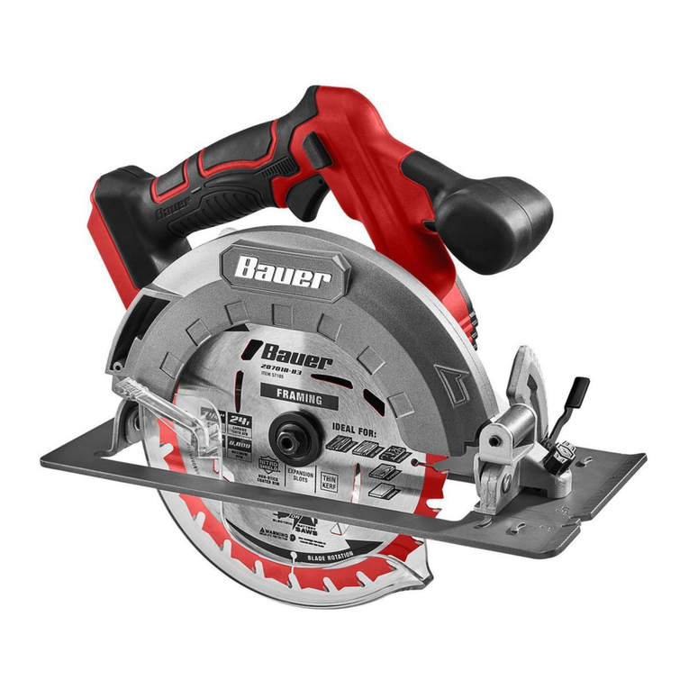 Bauer 20701A-B1 User manual