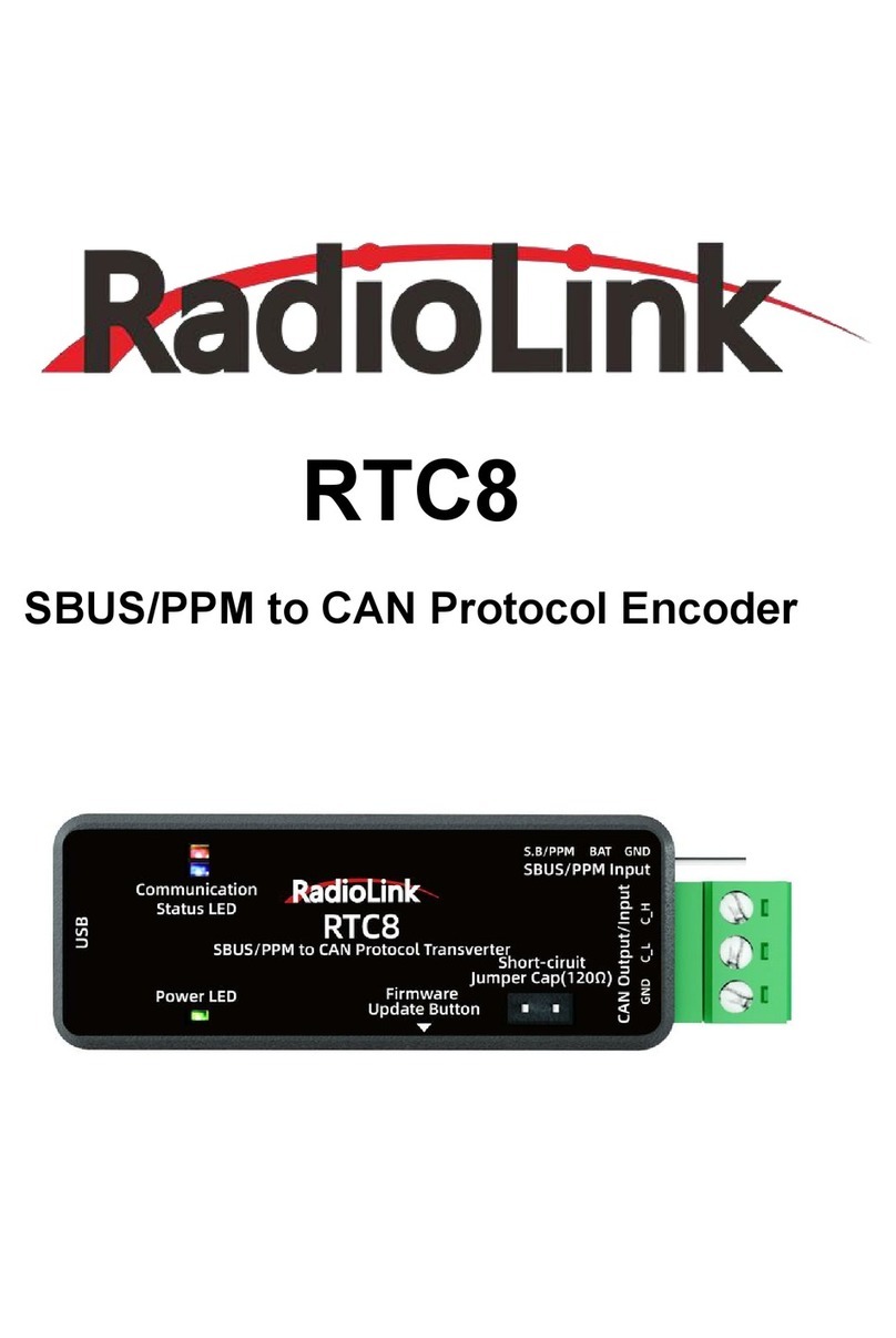 RadioLink RTC8 manual