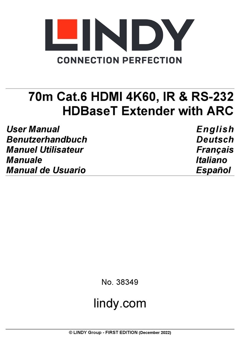 Lindy 38349 User manual Lindy 38349 User manual