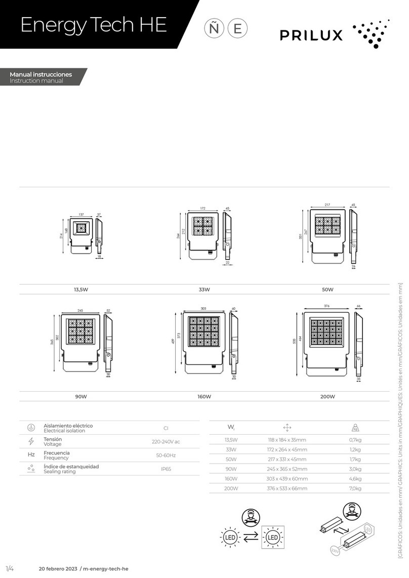 Trilux Energy Tech HE User manual Trilux Energy Tech HE User manual