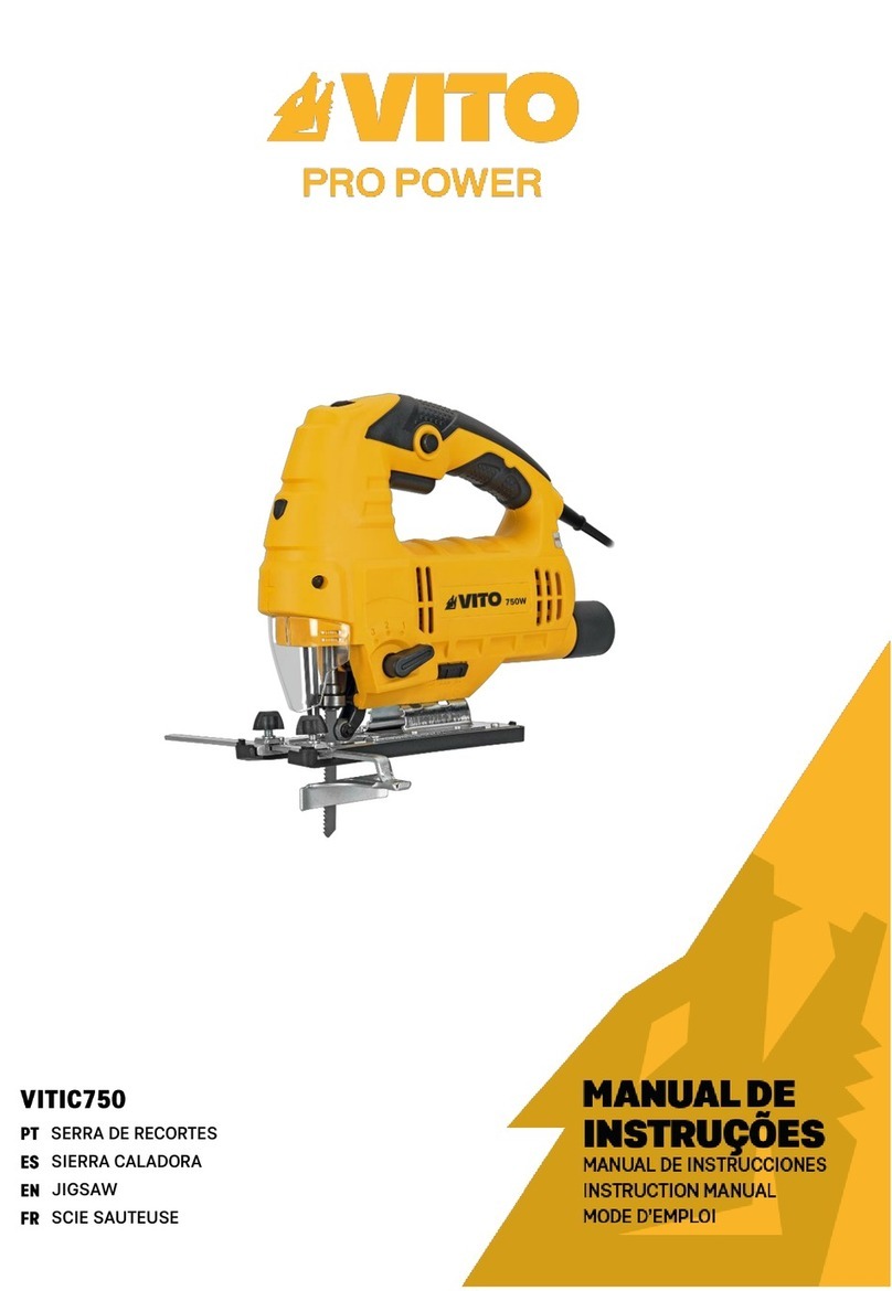 VITO PRO POWER VITIC750 instruction manual