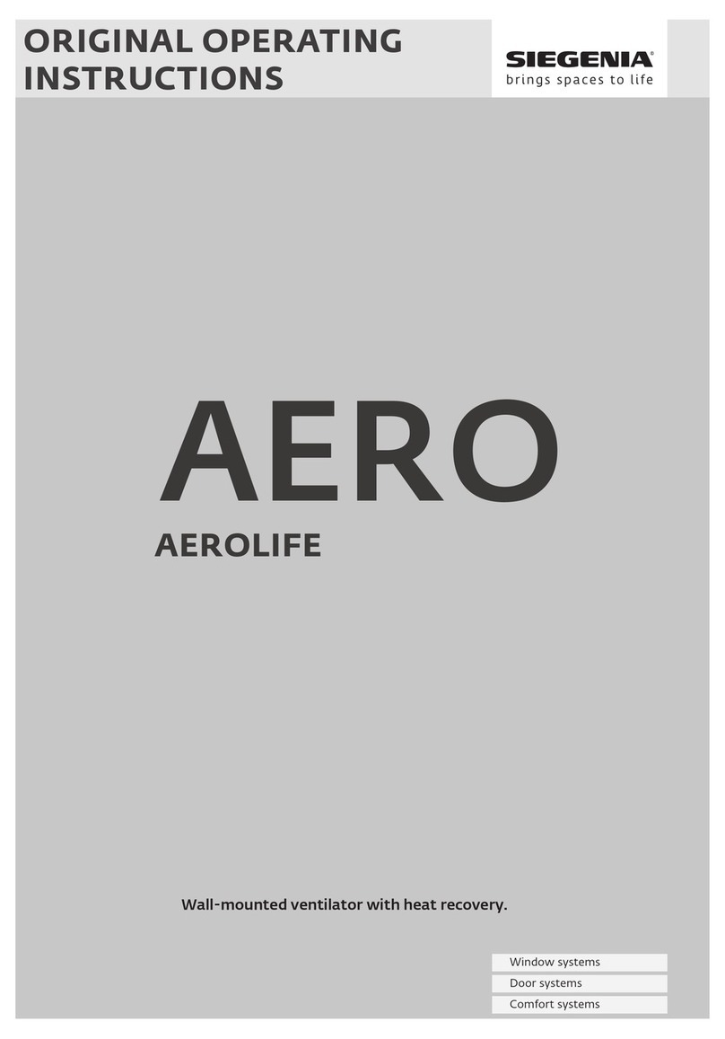 Siegenia AERO Original operating instructions