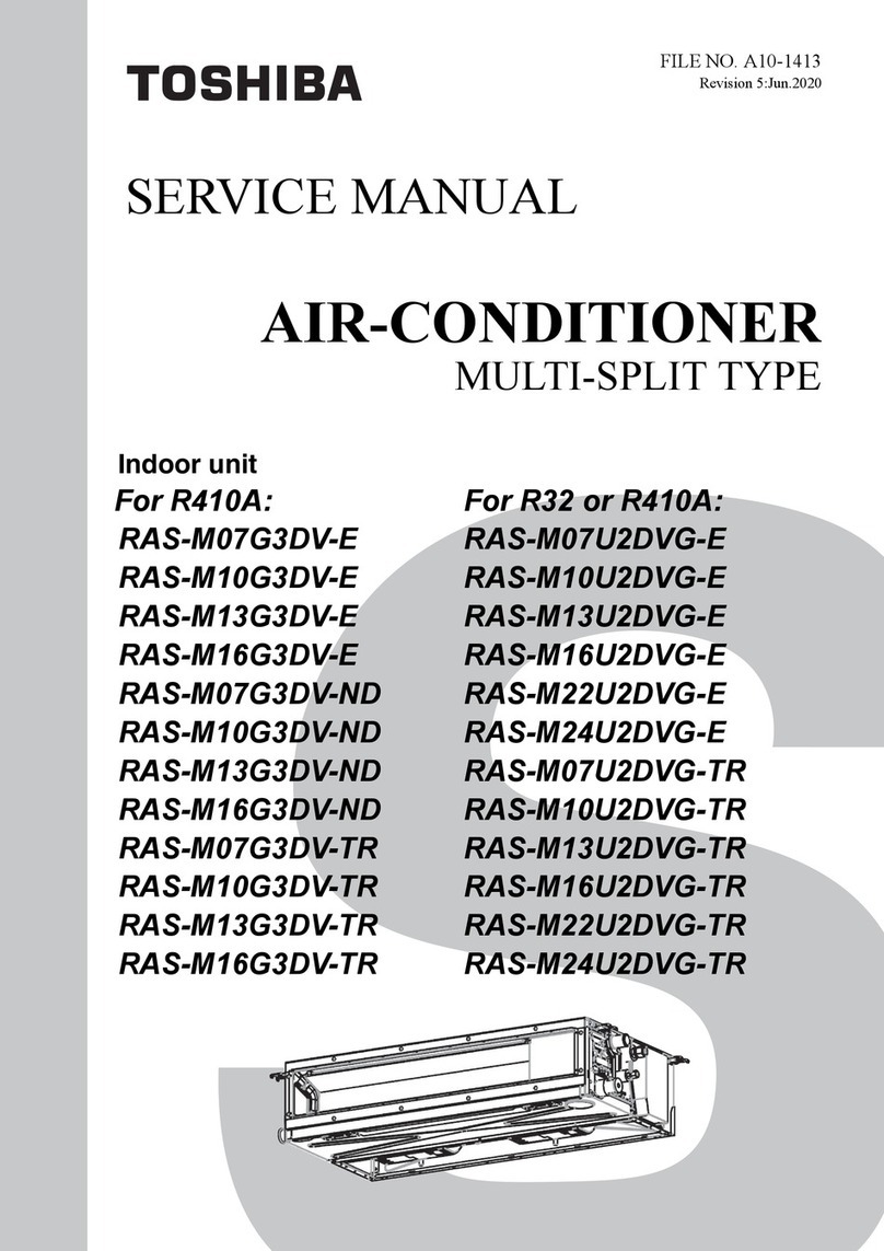 Toshiba ras-m07g3dv-e User manual