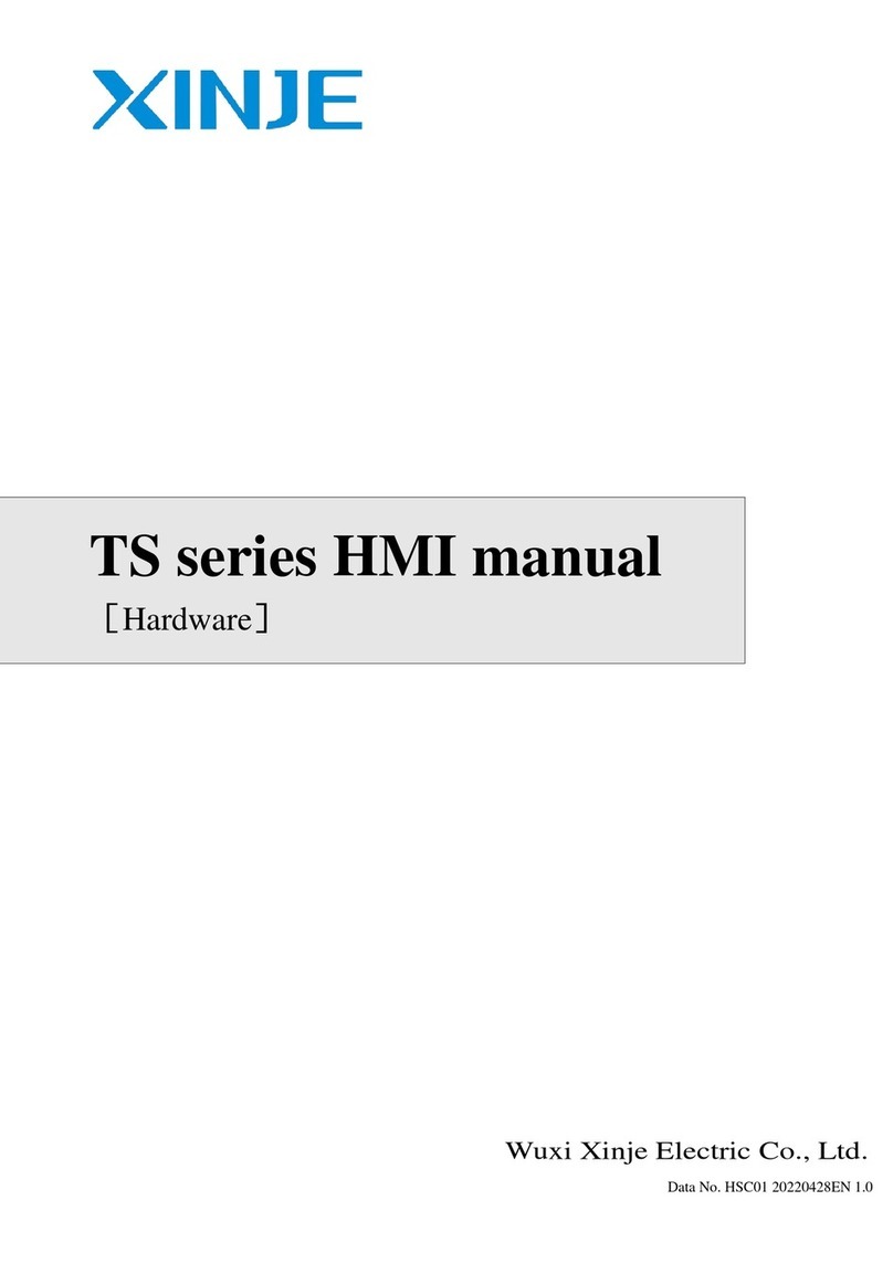 Xinje TS Series User manual