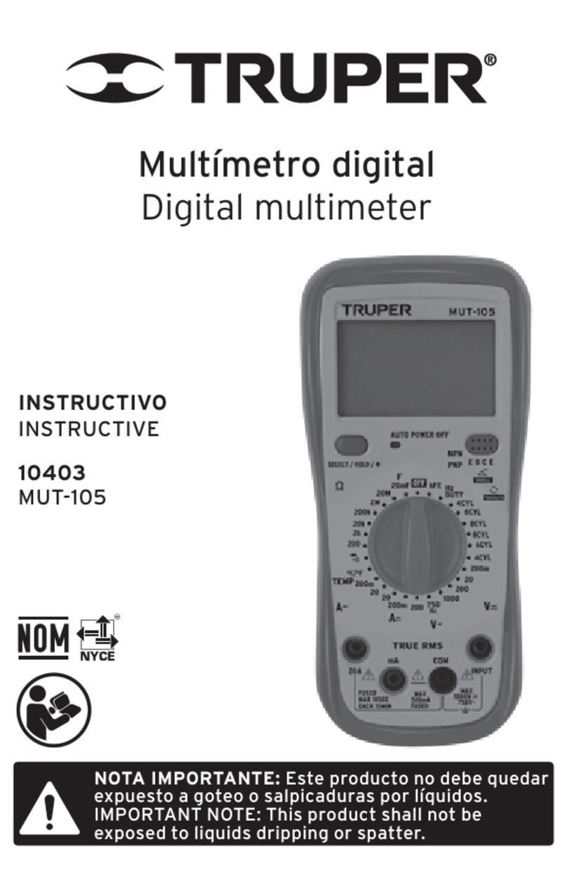 Truper MUT-105 manual