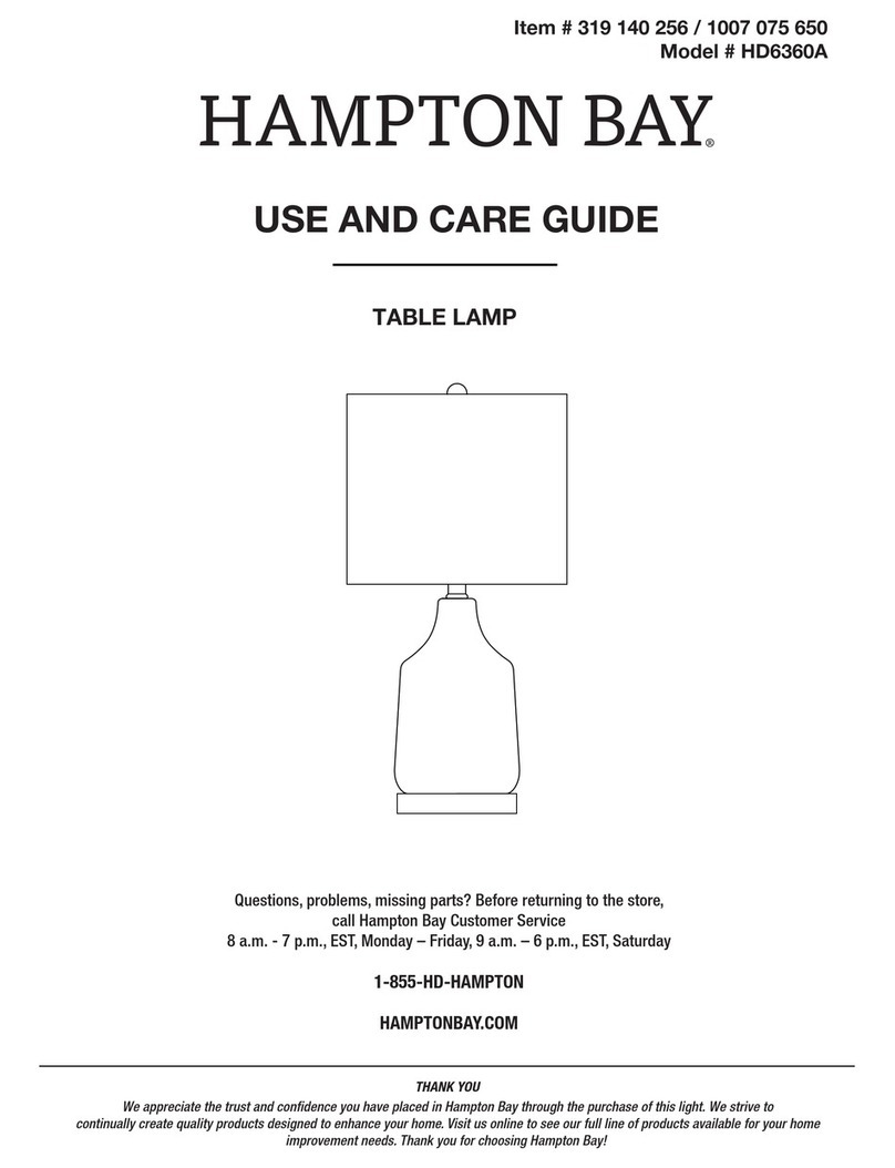 HAMPTON BAY HD6360A User manual