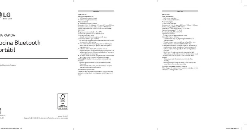 LG XL5S manual