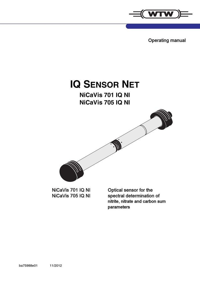 wtw IQ SENSOR NET NiCaVis 705 IQ NI operating manual