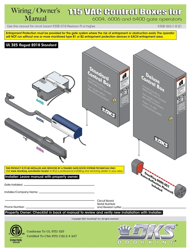 DKS 6006 User manual