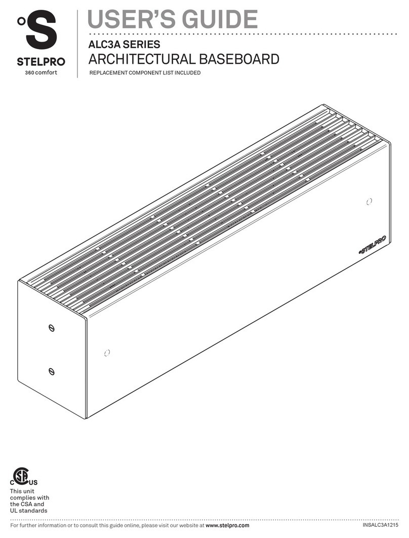 Stelpro ALC3A Series User manual
