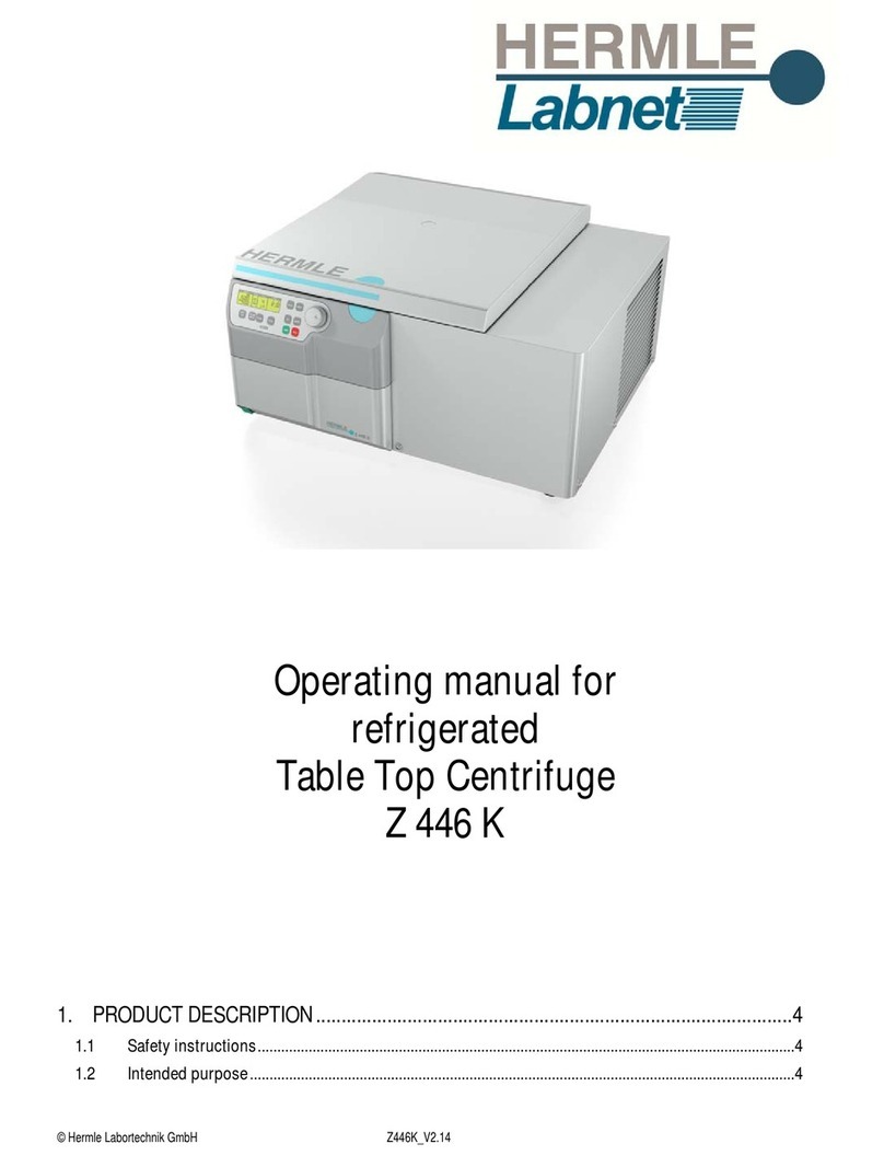 Labnet Hermle Z 446 K User manual