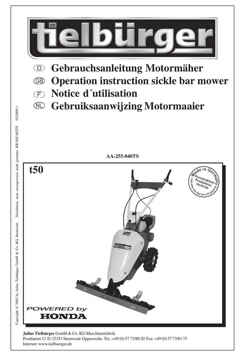 Briggs & Stratton TIELBUERGER t50 operation instruction