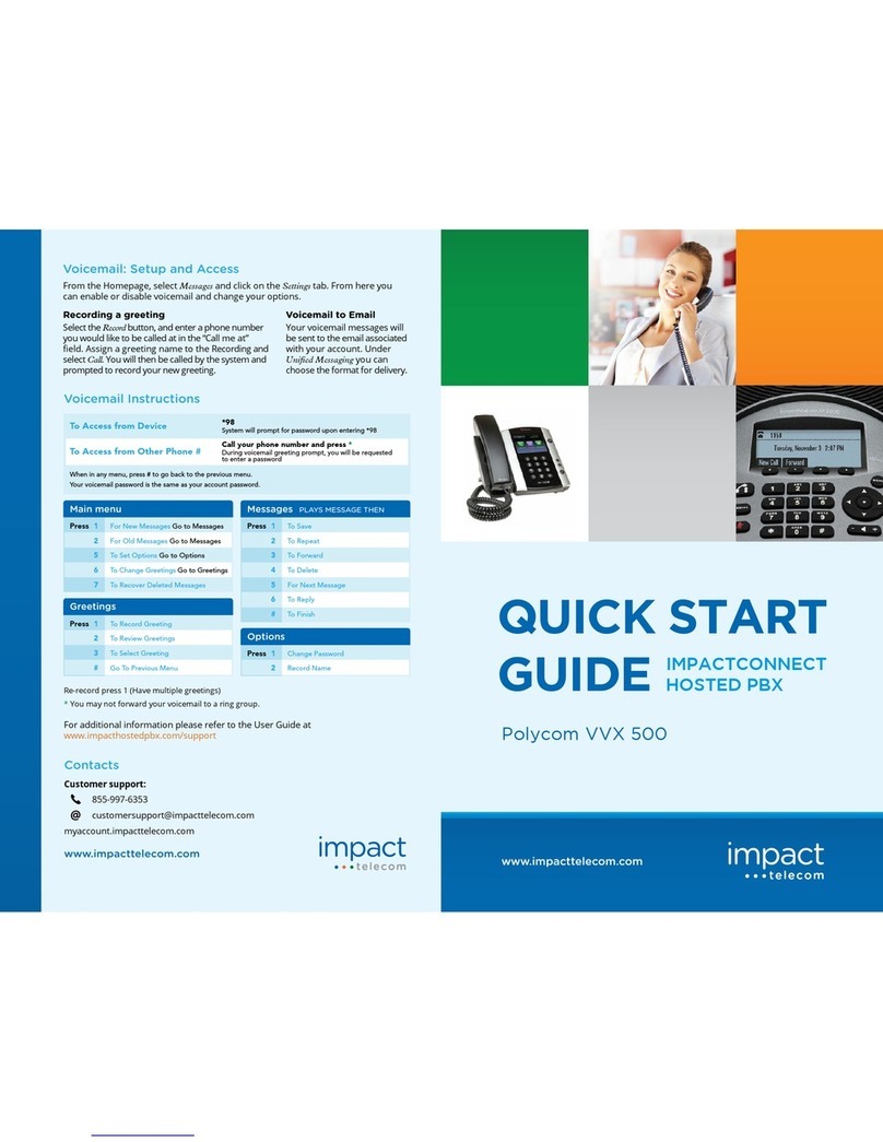 Polycom VVX 500 quick start guide
