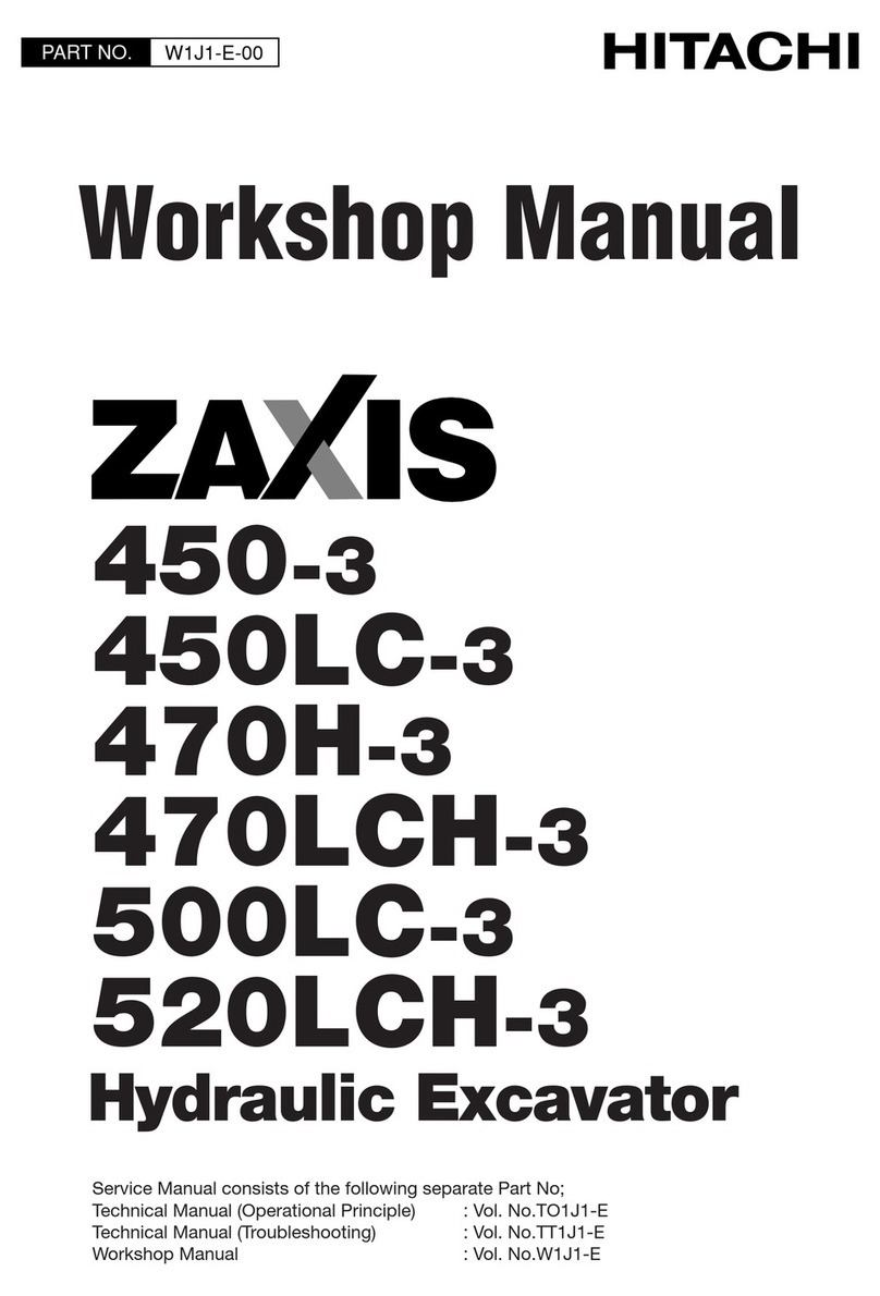 Hitachi ZAXIS 470LCH-3 ZAXIS 500LC-3 Instruction manual