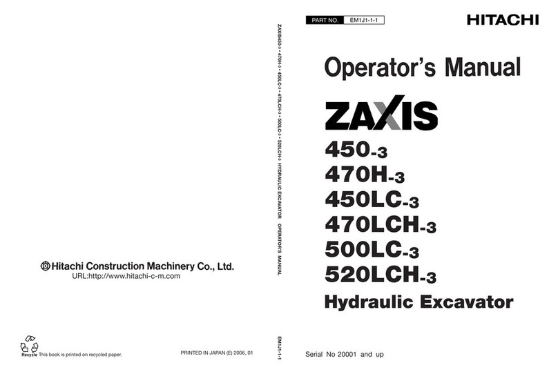 Hitachi ZAXIS 450-3 Operator's manual