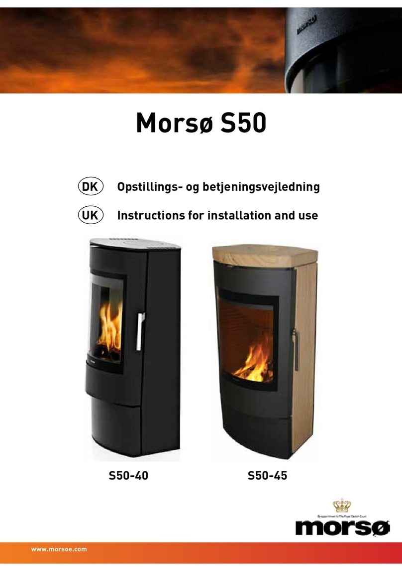 Morso S50 Instructions for installation and use