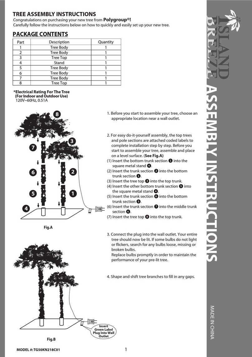 Polygroup Island Breeze TG50KN218C01 User manual