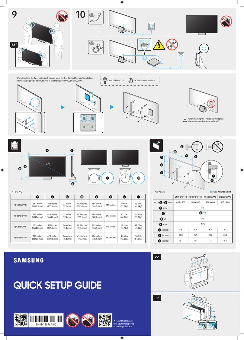Samsung QN85QN9 A Series Quick setup guide